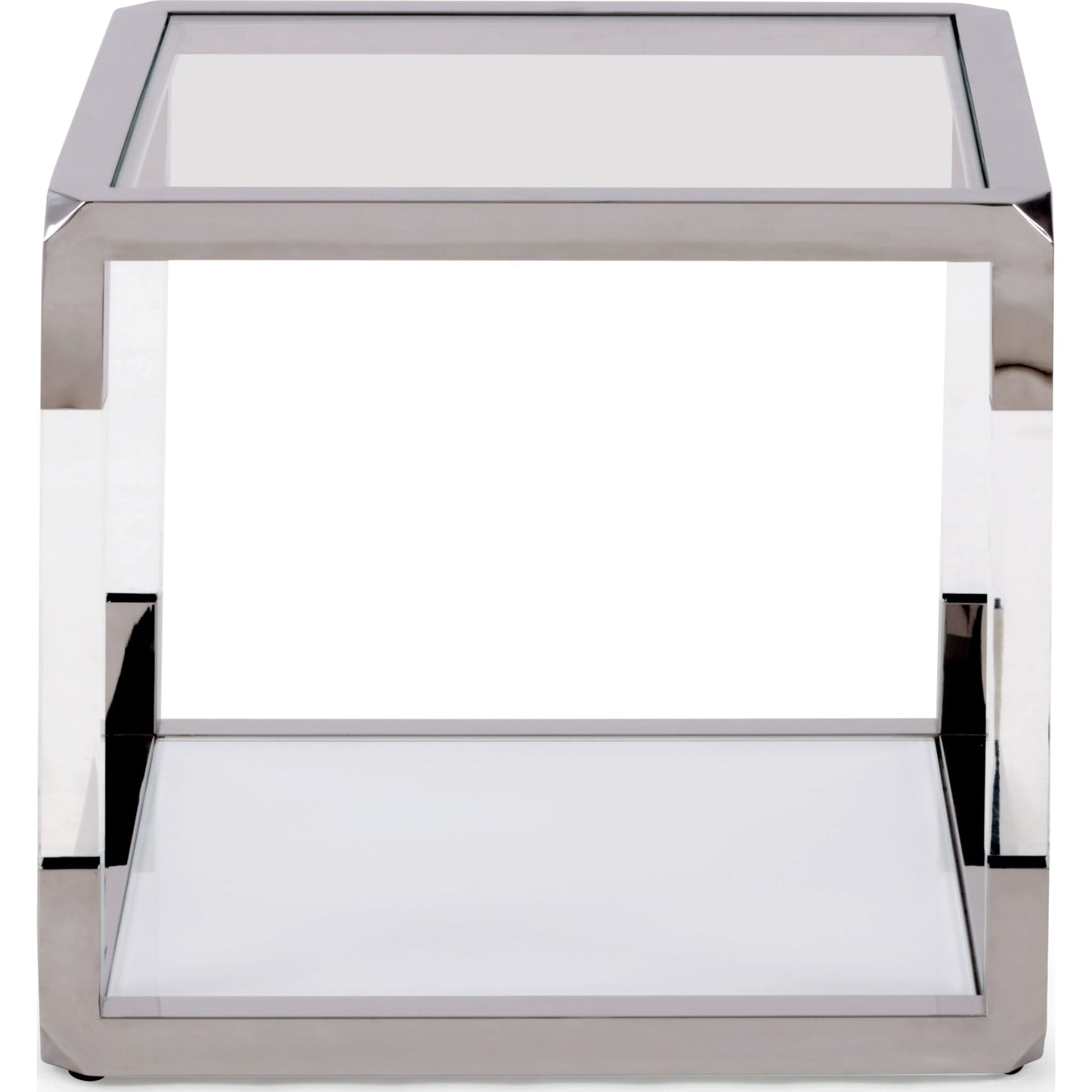 Tavolino Jasper in acrilico/vetro bianco/PSS