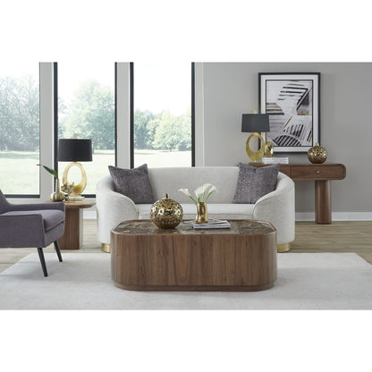 Tavolino Juba Walnut in Mongoose