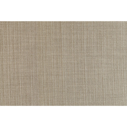 Letto a piattaforma trapuntato Levi in ​​lino color tostato