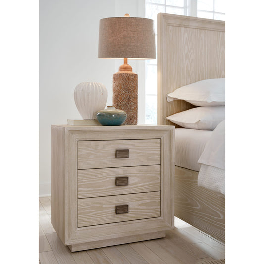 Comodino Maxime a tre cassetti con ricarica USB
