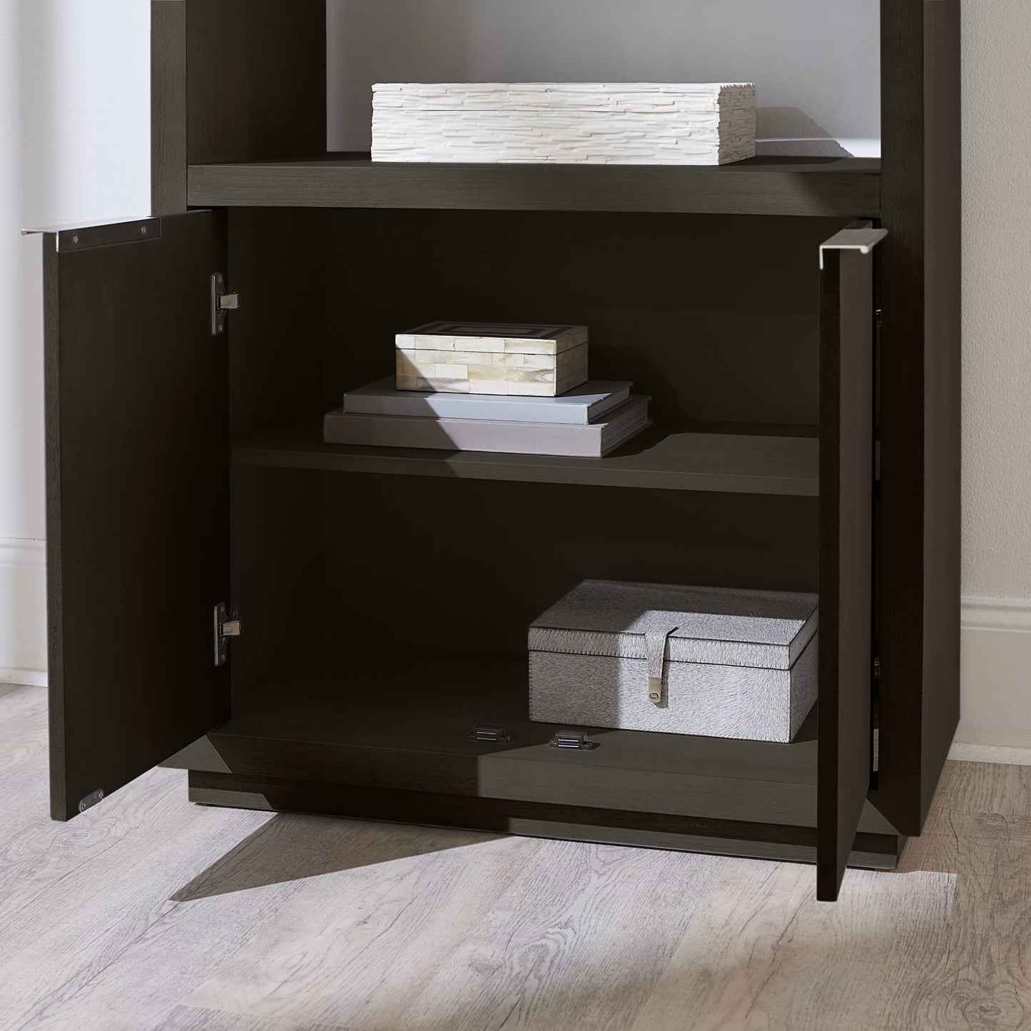 Libreria Oxford in grigio basalto