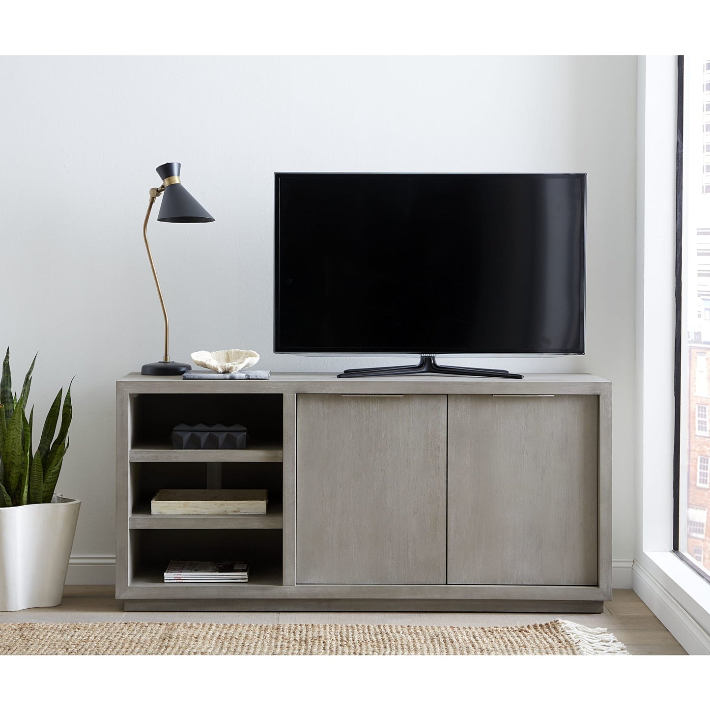 Consolle multimediale Oxford da 64 pollici in minerale