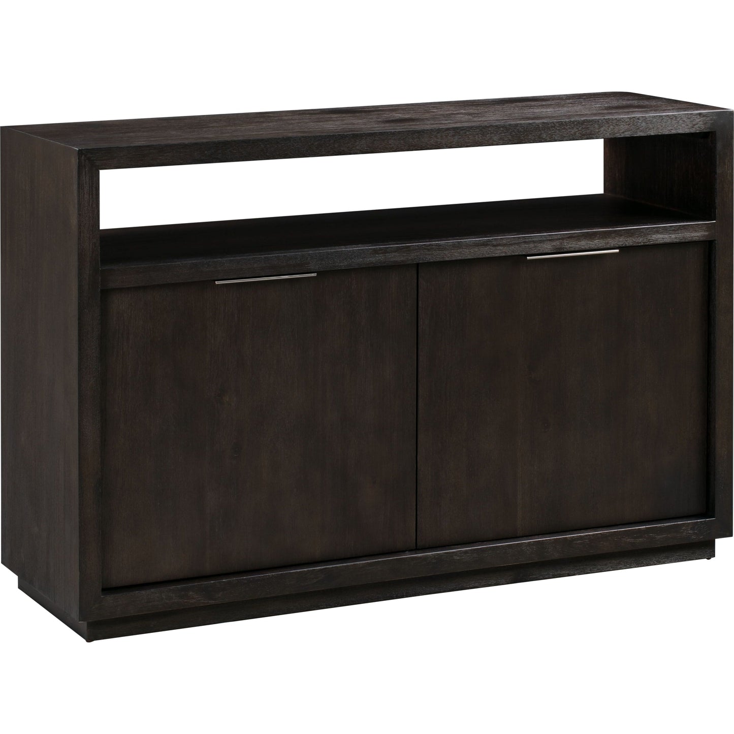 Consolle multimediale Oxford in legno massello da 54 pollici in grigio basalto