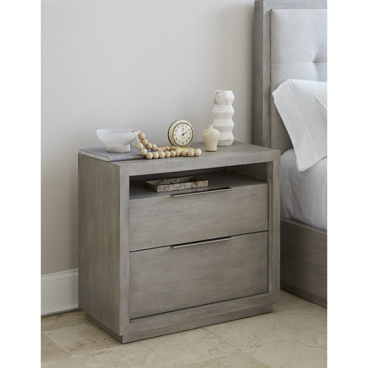 Comodino Oxford a due cassetti in minerale