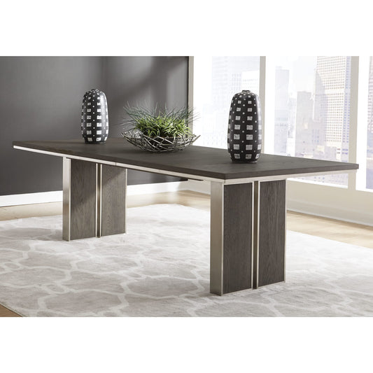 Tavolo da pranzo allungabile Plata in grigio tuono