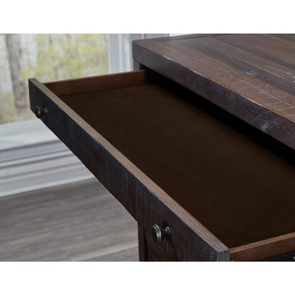 Cassettiera Townsend in legno massello con cinque cassetti, colore Java