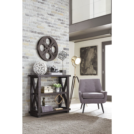 Libreria Yosemite in legno massello da 36x39 pollici in stile caffetteria