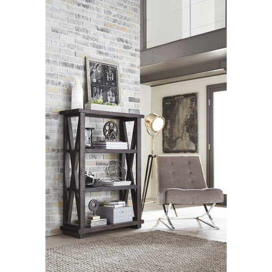 Libreria Yosemite in legno massello da 54x39 pollici in stile caffetteria