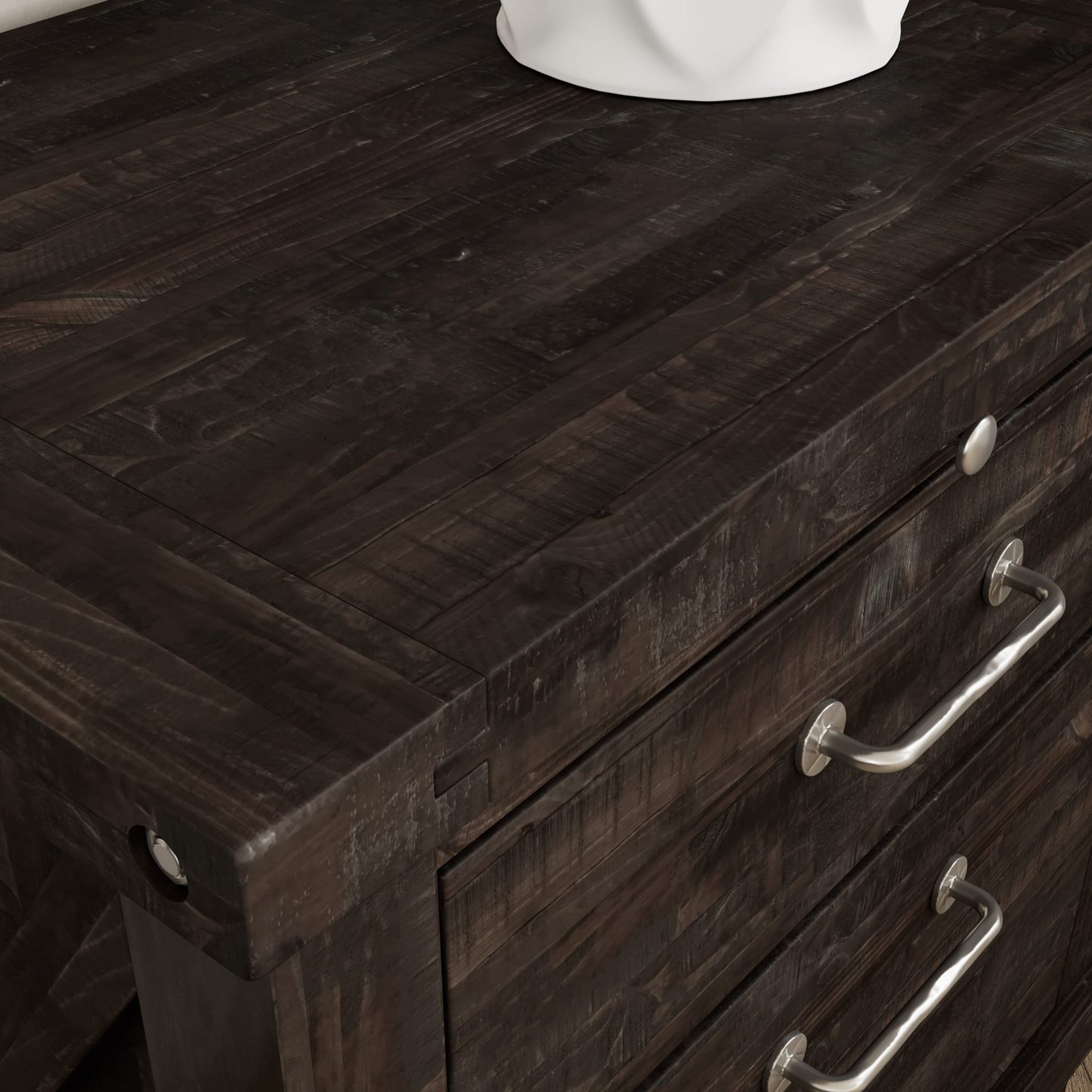 Cassapanca in legno massello Yosemite in stile caffetteria (2024)