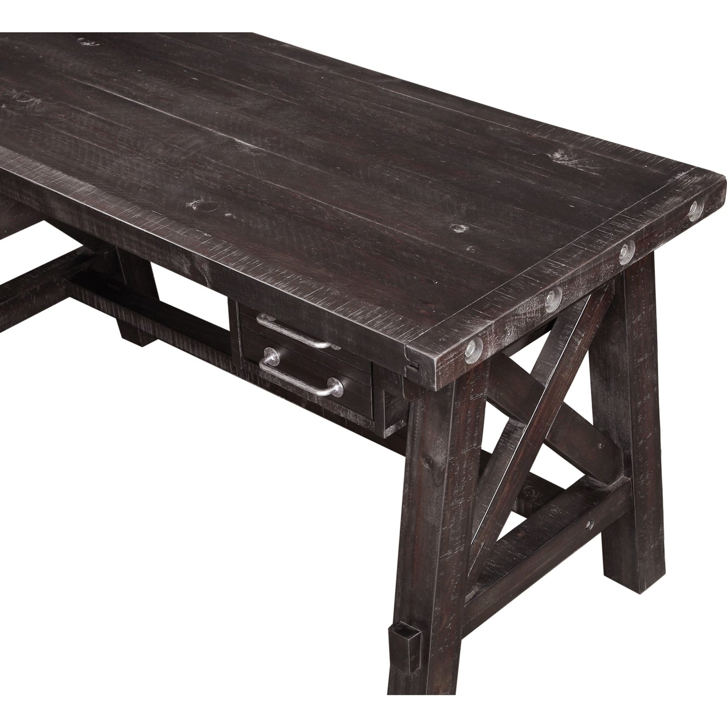 Scrivania in legno massello Yosemite in stile bar