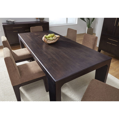 Tavolo da pranzo estensibile in legno di acacia Zamba in Jaguar
